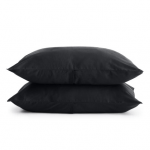 Set of pillowcases satin BLACK - image-1